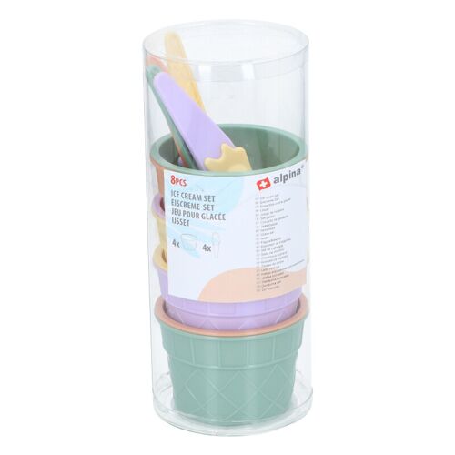 Alpina Assortiment Pour Crèmes Glacées - 8 Pièces