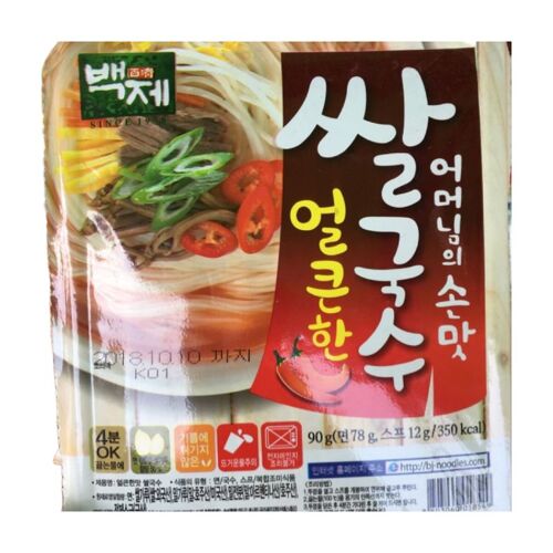 Baekje Nouilles De Riz Saveur Épicée 90 G