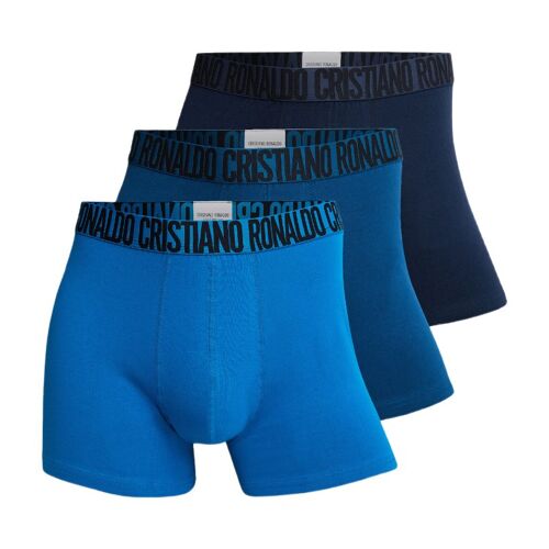 Cr7 Basic Lot De 3 Boxers Bleu - Taille Xl
