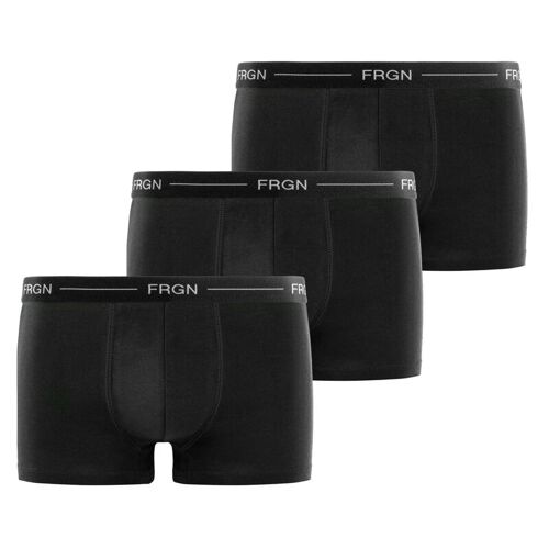 Freegun Lot De 3 Boxers Pour Homme Blanc/Noir - Taille S