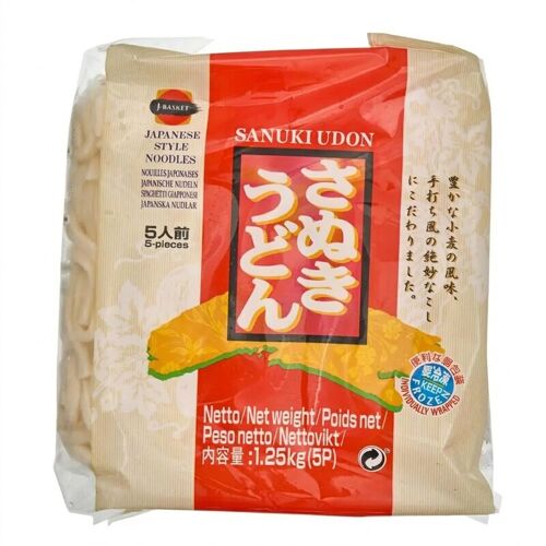 J-Basket Nouilles Udon - 5 Paquets / 1,25 Kg