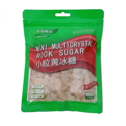 Huaseed Petits Granules De Sucre Candi Jaune 280g