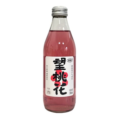 Hao Wang Shui Eau Pétillante Saveur Pêche - 300 Ml