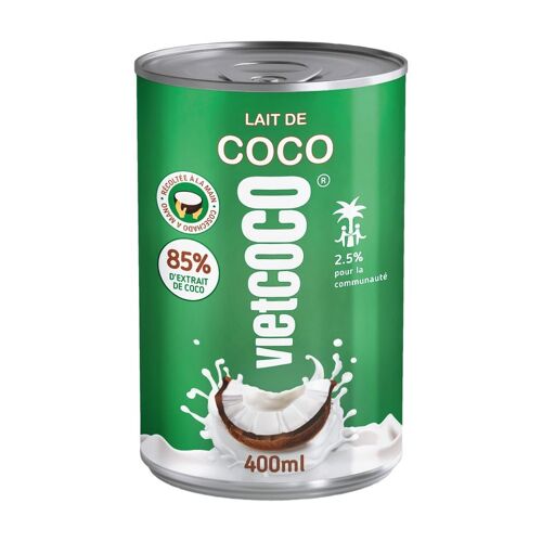 Vietcoco Lait De Coco En Conserve - 400 Ml