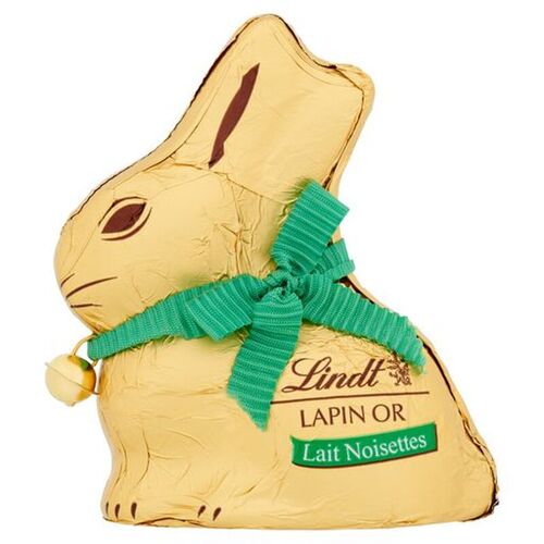 Lindt Lapin Or Moulage Au Chocolat Au Lait Et Noisettes - 100 G