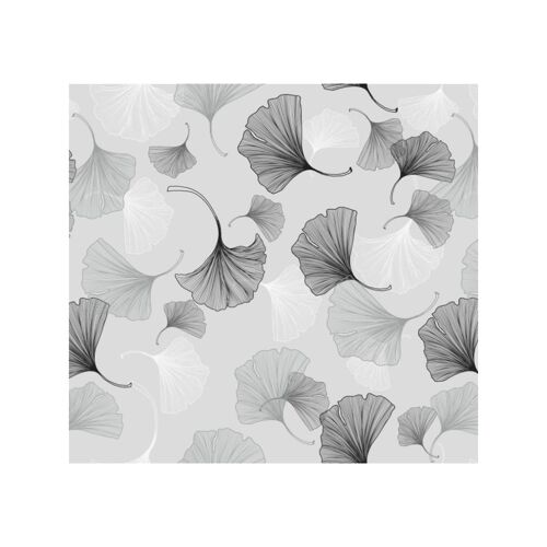 Norftufting Nappe Ronde En Toile Cirée 140 Cm - Gris Gingko