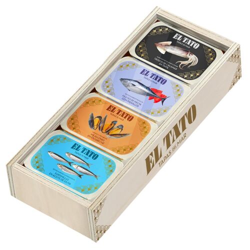 El Tato Coffret De 4 Tapas Del Mar - 451 / 314 G