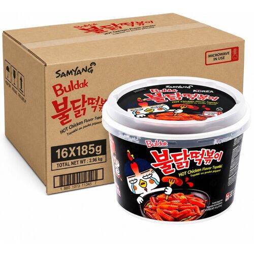 Samyang Topppoki Gâteau De Riz Saveur Poulet Épicé 16 X 185 G