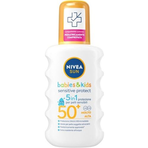 Nivea Spray Solaire Enfants Peaux Sensibles Spf 50+ - 200 Ml 