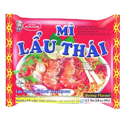 Instant Noodles Shrimp Tom Yum Mlt83g