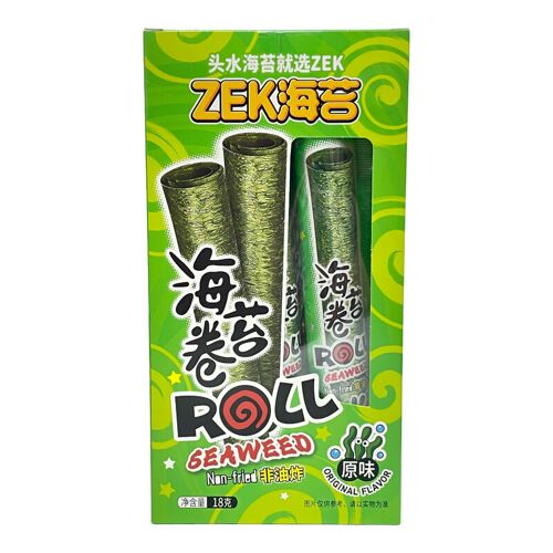 Hanjin Zek Rouleaux D'algues (Saveur Originale) 18 G