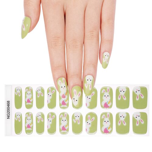 Meomagic 14-211 Autocollants Gels Pour Ongles - 20 Pièces 