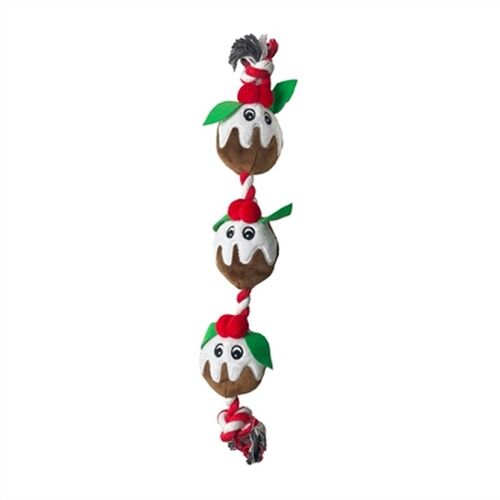 Happy Pet Jouet De Corde Pour Chien De Noël - 49 X 9 X 6 Cm