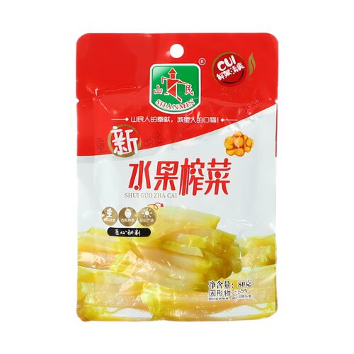 Shanmin Pickles De Moutarde Aux Fruits 80 G