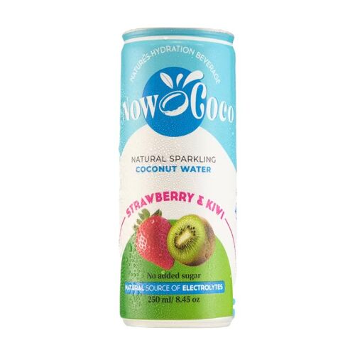 Now Coco Eau De Coco Pétillante Fraise & Kiwi 250 Ml