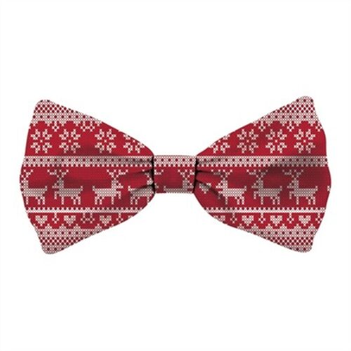 Plenty Gifts Noeud Papillon Rouge À Motif De Noël Pour Chat - 10 X 5 Cm