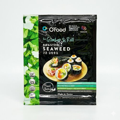 O'food Algue Grillée Pour Sushi - 20 G