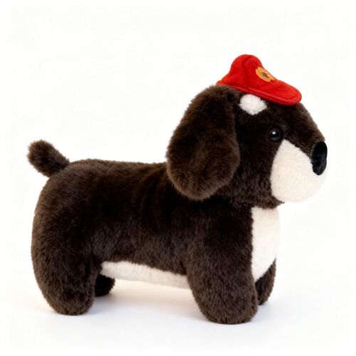 Peluche chiot en forme de saucisse 23 cm