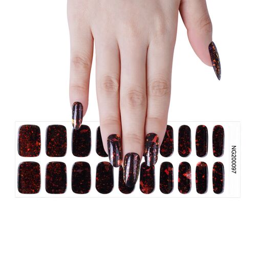 Meomagic 14-47 Autocollants Gels Pour Ongles - 20 Pièces 