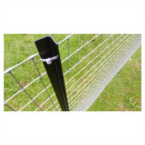TENAX Millennium Filet de clôture en plastique argent - 2 m x 50 m