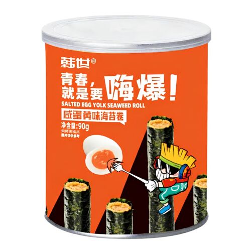 Han Shi Rouleau D'algues Saveur Jaune D'?Uf Salé - 90 G