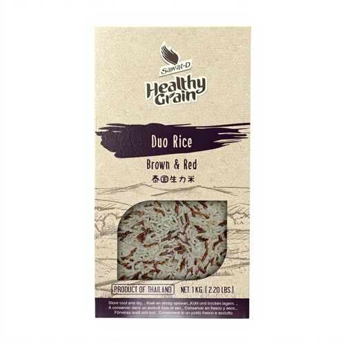 Sawat-D Riz Duo Brun & Rouge Cargo - 1 Kg