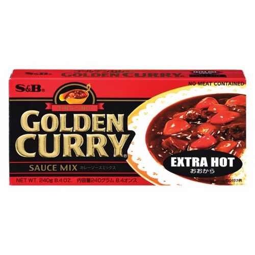 S&b Golden Curry Extra Épicé - 220 G