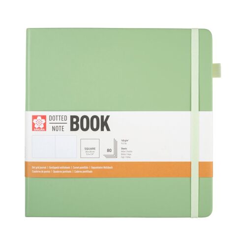 Sakura Carnet À Pointillés À Couverture Rigide 20x20 Cm Patine Pâle