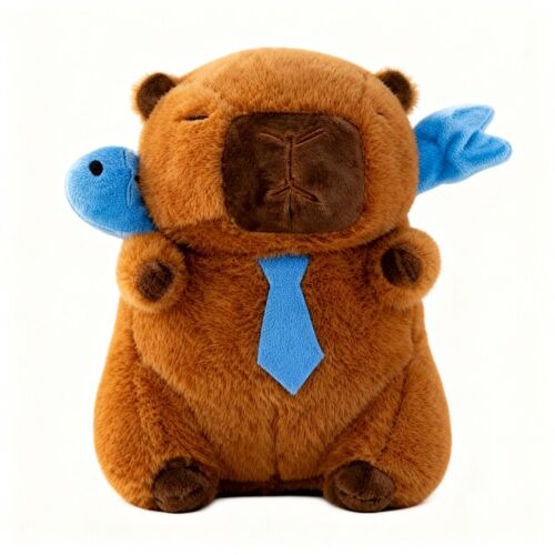 Jouet en peluche mignon petit poisson capybara 19 cm