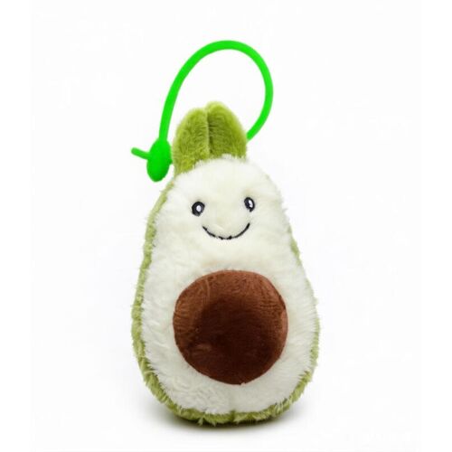 Porte-clés en peluche avocat 13 cm