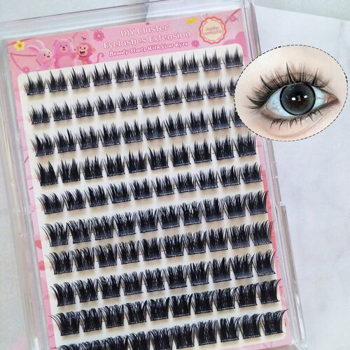 Meomagic Extensions De Cils Classiques (Sans Colle, Avec Pinces À Épiler) - 10 Lignes - Wm15 