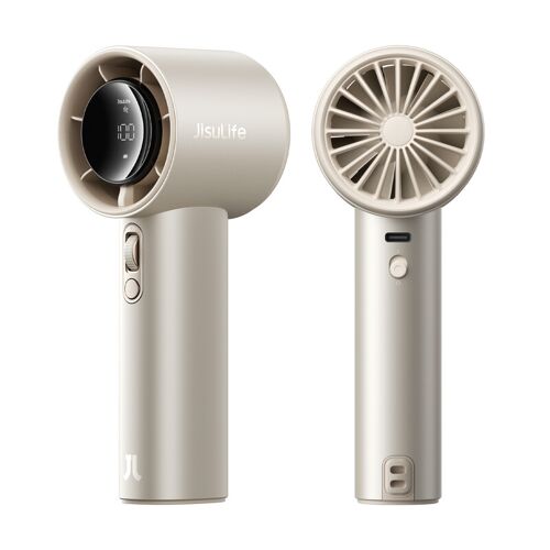 JISULIFE Pro1S Turbo ventilateur portable à écran LED - Or métallique