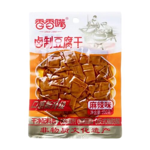 Xiangxiangzui Snack De Tofu Braisé, Saveur Mala Du Sichuan, 100 G
