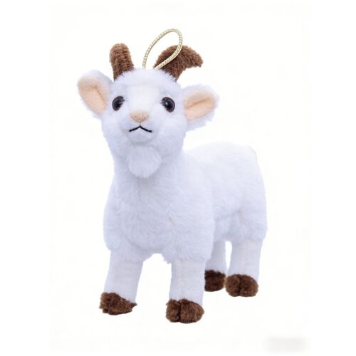 Porte-clés en peluche petit bouc 16 cm (Modèle aléatoire)