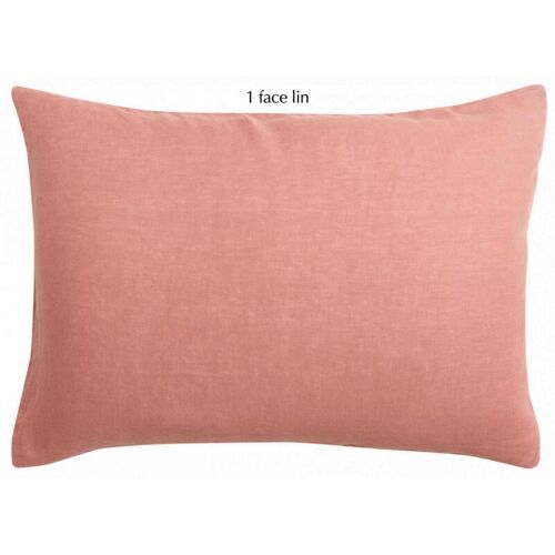Vivaraise Linco Taie D¿Oreiller Rose Poudré - 50 X 75 Cm