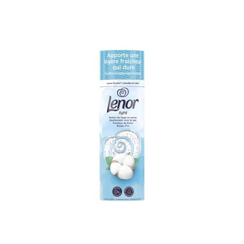 LENOR Parfum de linge en perles Light 0% Fraîcheur de coton 19 doses 235 g
