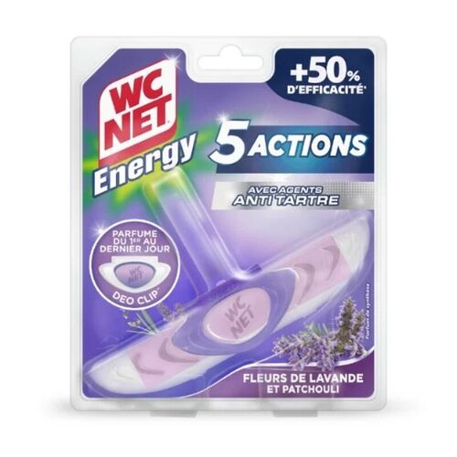 WC NET Energy Bloc WC 5-en-1 Lavande et patchouli - 38 g