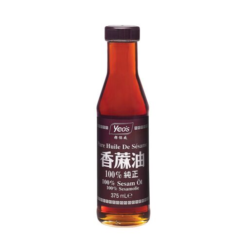 Yeo's Huile De Sésame 100 % Pure - Bouteille 375 Ml