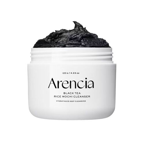 Arencia Black Tea Rice Mochi Cleanser Nettoyant Tout-En-Un Au Thé Noir, Texture Mochi - 120 G 