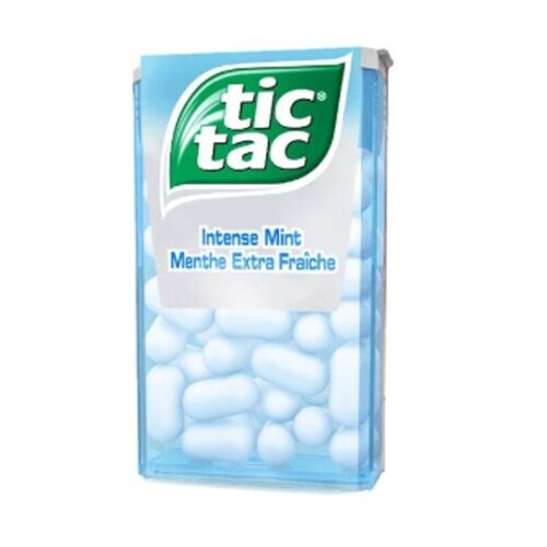 Tic Tac Bonbons Saveur Menthe Extra Fraiche 18g