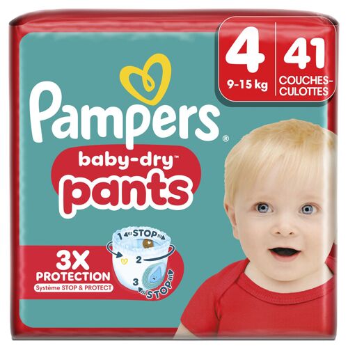 Pampers Baby-Dry Pants, Taille 4, 41 Couches-Culottes