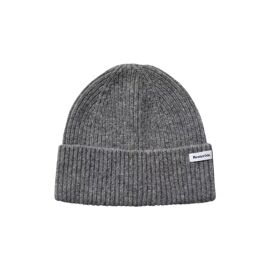Resteröds Bonnet D'hiver En Laine Isolante, Ajustement Classique, Gris Clair Chiné