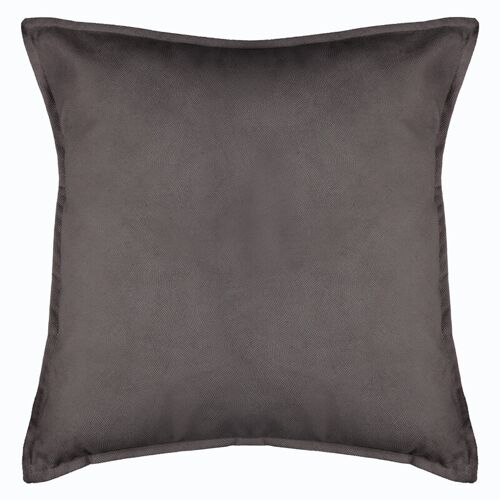 Atmosphera Lilou Coussin gris foncé - 55 x 55 cm