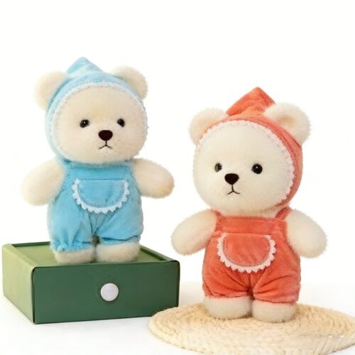 Sac à dos en peluche et ours vêtu 24 cm (Sélection aléatoire)
