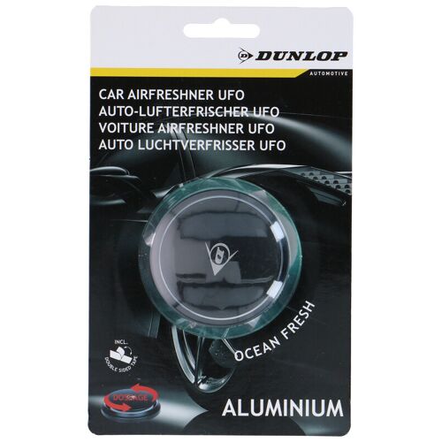 Dunlop Désodorisant Voiture Ufo - Parfum Nouvelle Voiture - Kit Brise Océane