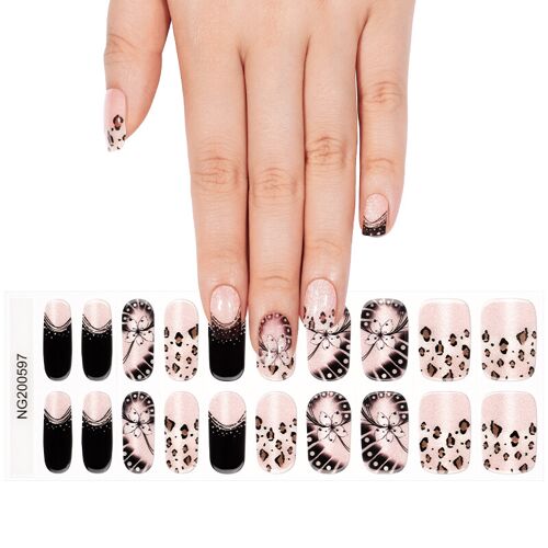 Meomagic 14-289 Autocollants Gels Pour Ongles - 20 Pièces 