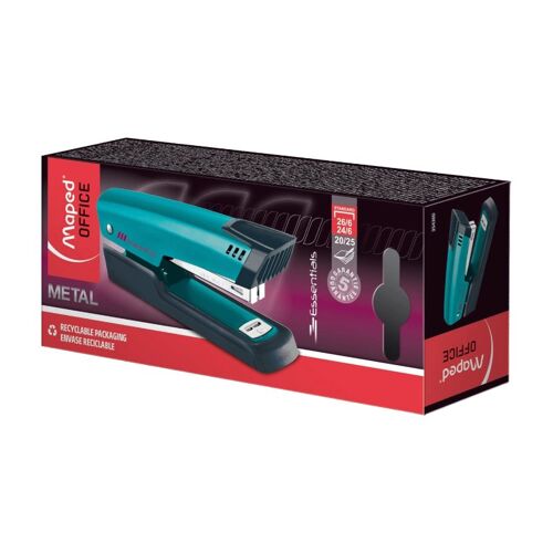 Maped Deco Essential Agrafeuse Métallique Demi-Bande