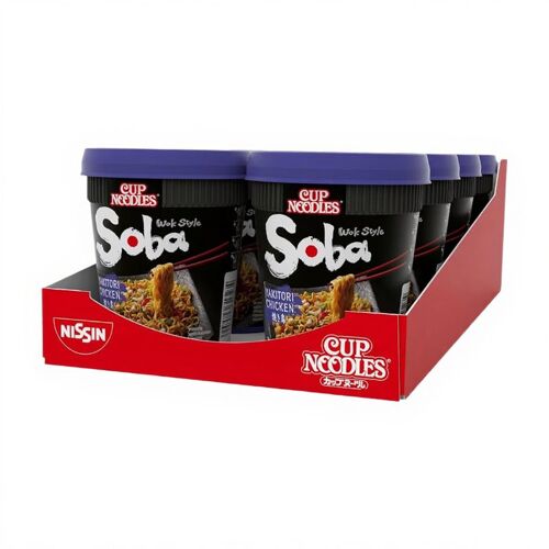 Soba Cup Noodle Poulet Yakitori - 8 X 89 G