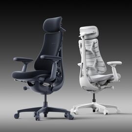 Libernovo Omni Chaise ergonomique dynamique Noir minuit 48 cm 1 pièce [Précommande ouverte, cadeau offert : repose-pieds de 199 € avec précommande du 20 au 31 mai]