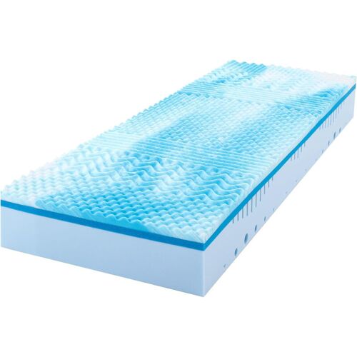 MLILY Matelas PRO 100 x 200 cm ¿ Mousse froide + Mémoire de forme 7 zones, Fermeté H2 & H3, matelas roulé 2-en-1 en mousse gel, Hauteur 22 cm, Certifié OEKO-TEX